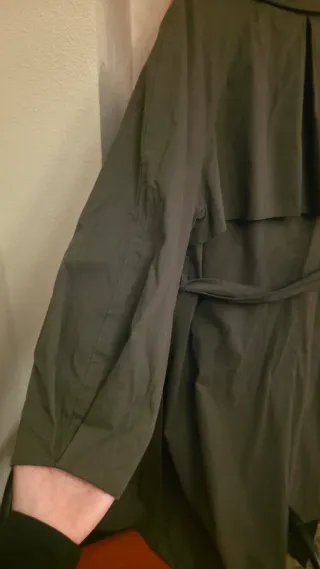 Gabardina Zara Verde Talla XS