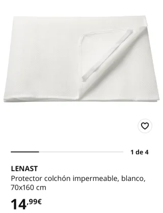 Cama infantil KRITTER 70x160 cm blanca