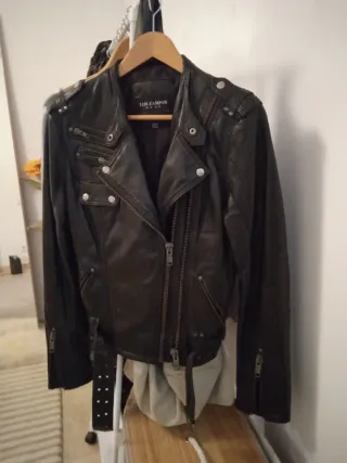 Cazadora piel cruzada LUIS CAMPOY