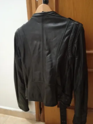 Cazadora piel cruzada LUIS CAMPOY