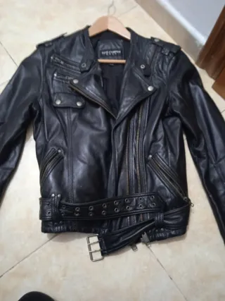 Cazadora piel cruzada LUIS CAMPOY