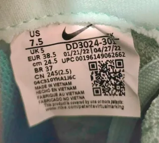 Nike React Infinity Run FK3 Verde/Turquesa