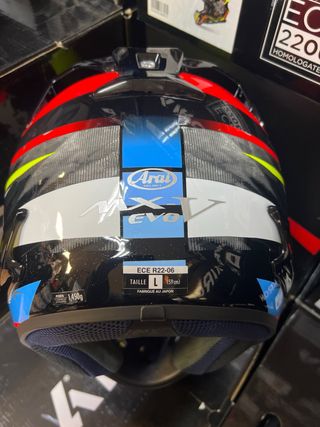 Casco Moto L cross Arai Mx-v Evo Fibra