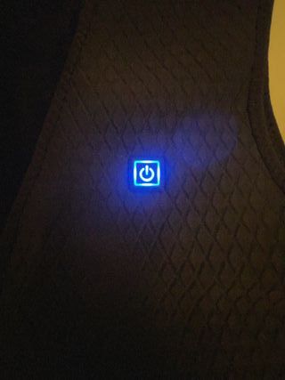 Chaleco térmico calefactable negro