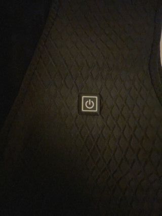 Chaleco térmico calefactable negro