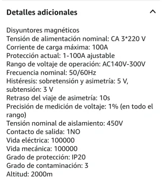 Selector de fase TOMZN TOVPD3-100VAYA