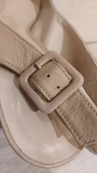 Sandalia Unisa Tacón Nude Talla 39