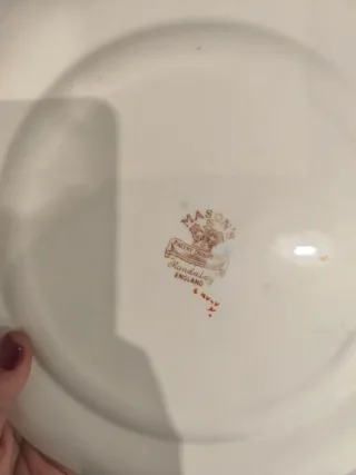 Platos Mason's Ironstone Mandalay