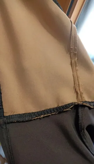 Vestido tipo peto bicolor – ideal para eventos