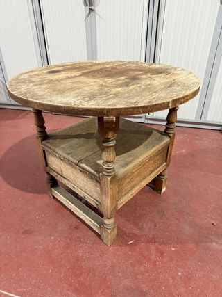 MESA DE CENTRO O AUXILIAR 70 diámetro x  60 alto