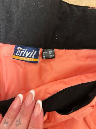 Pantalón de nieve coral