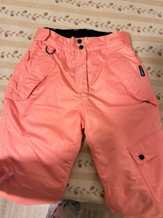 Pantalón de nieve coral