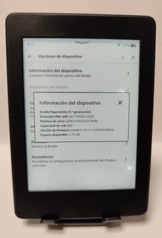 E-READER KINDLE PAPERWHITE 7A GENERACIÓN