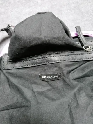 Mochila Misako Lila y Negra