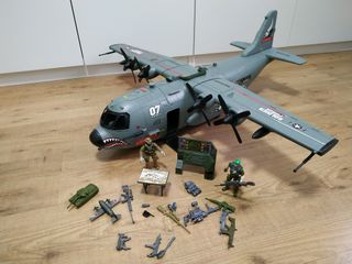 Avión militar Hercules 80 cm