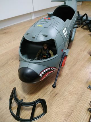 Avión militar Hercules 80 cm