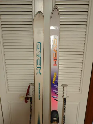 Esquís Vintage Head Fiero - Decoración Retro Años