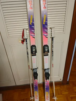 Esquís Vintage Head Fiero - Decoración Retro Años