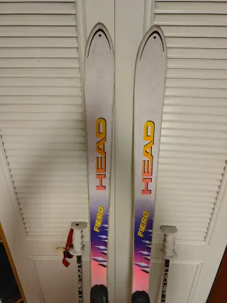 Esquís Vintage Head Fiero - Decoración Retro Años