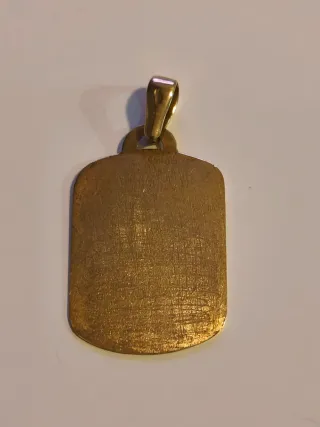 Medalla Oro 18k sin grabar.