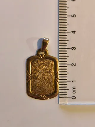 Medalla Oro 18k sin grabar.