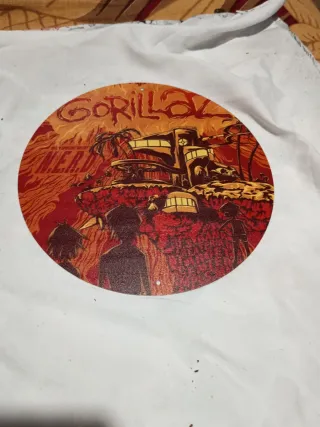 Placa Metálica Gorillaz 20cm