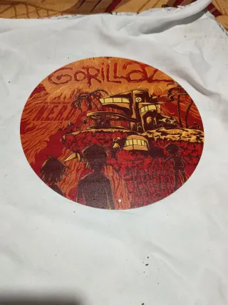 Placa Metálica Gorillaz 20cm