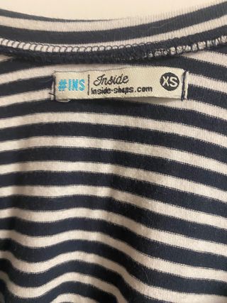 Vestido rayas Inside Talla XS