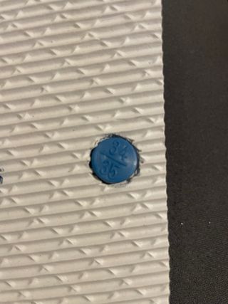 Chanclas Zaska Estrellas Azules y Blancas