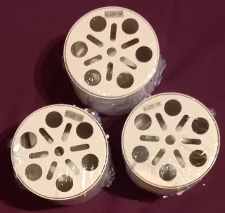 3 Focos LED Techo AC 220V 15W Blancos. NUEVOS!!