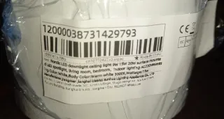 3 Focos LED Techo AC 220V 15W Blancos. NUEVOS!!