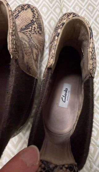Botines Clarks Mujer Talla 39 Serpiente