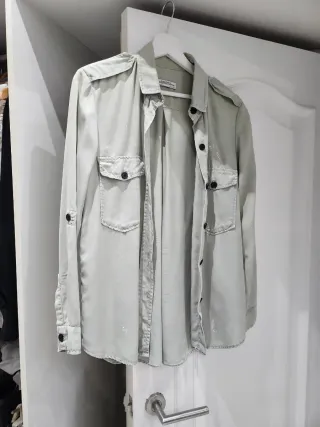 Camisa Zara verde S