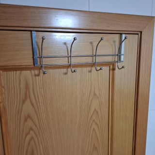 Lote 2+4 Percheros Puerta Metal