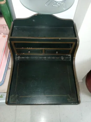 Escribanía vintage madera