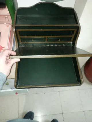 Escribanía vintage madera