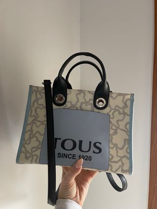 Bolso Tote Tous Original Beige/Azul
