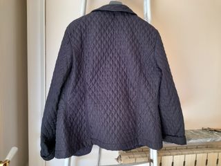 Giacca trapuntata nera donna