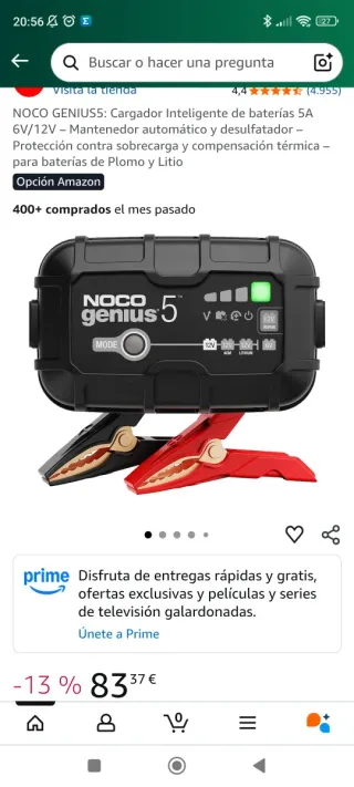 Cargador Inteligente NOCO Genius 5