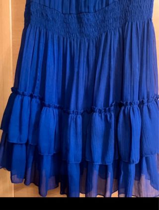 Vestido Zara azul eléctrico
