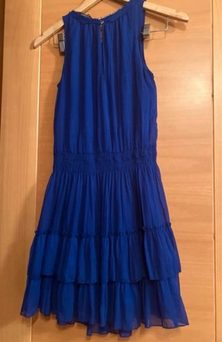 Vestido Zara azul eléctrico