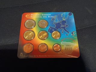 Euroset España 1999 8 valores 1 céntimo 2 euros €