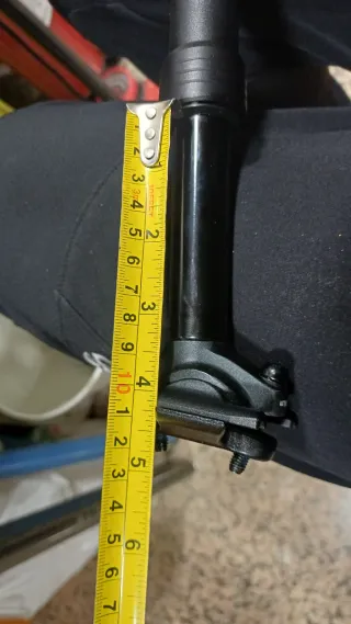 Tija Zoom Telescópica 27.2mm 80mm - NUEVA