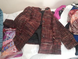 Giacca donna fantasia bouclé