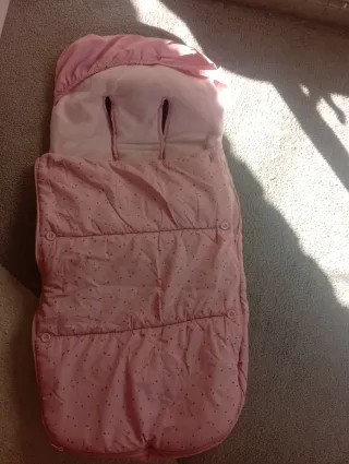 Saco de carrito rosa con estrellas