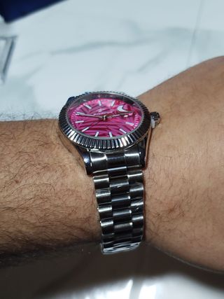 Reloj Hombre Tropical Fucsia 40mm