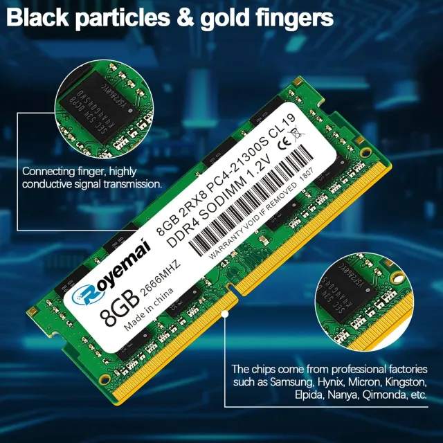 Memoria RAM 8 GB, DDR4, PC4-21300U