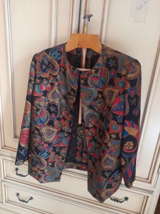 Giacca donna fantasia vintage