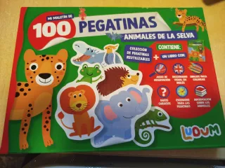 Maletín 100 Pegatinas Animales de la Selva