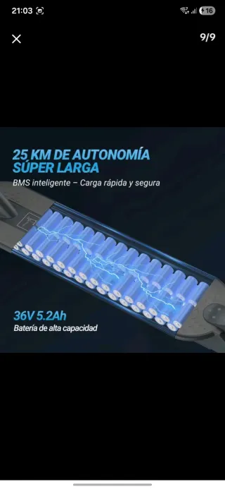 Patinete Eléctrico Gris